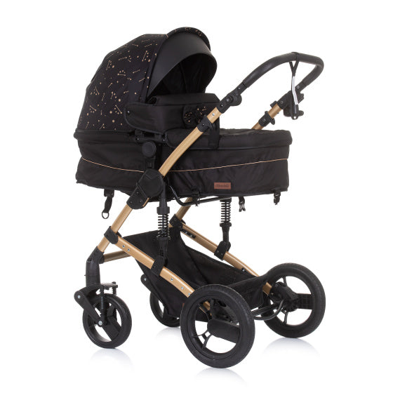 Camea Opvouwbare Kinderwagen 3-in-1 met Luiertas Ebony Brown