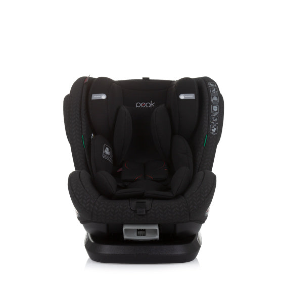 Peak Autostoel i-Size 40-150 cm Isofix 360° Obsidiaan Zwart