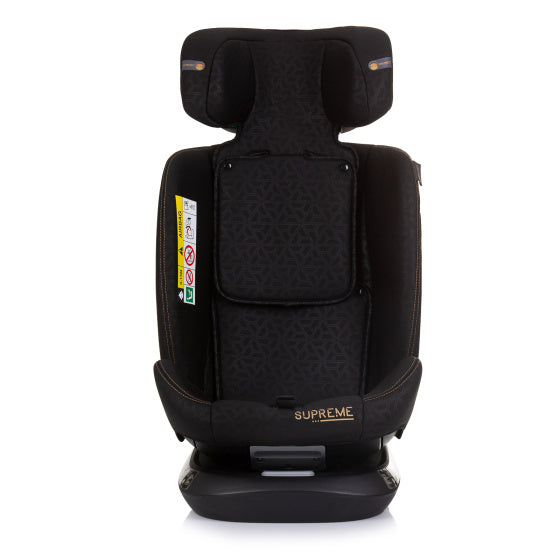 Supreme Autostoel i-Size 40-150 cm Isofix 360° Obsidiaan Zwart