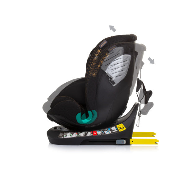 Supreme Autostoel i-Size 40-150 cm Isofix 360° Obsidiaan Zwart