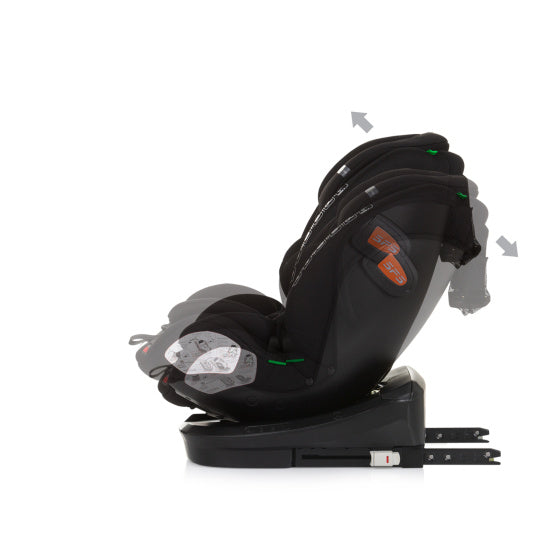 Volare Autostoel i-Size 40-150 cm Isofix 360° Obsidiaan Zwart