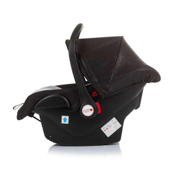 Havana Autostoel met Adapters 40-85 cm Groep 0+ Obsidiaan Zilver