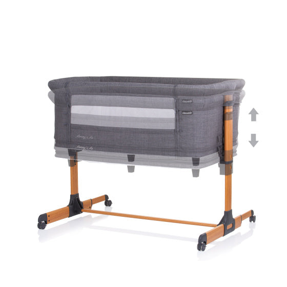Mommy 'N Me Co-sleeper Box Grafiet Hout