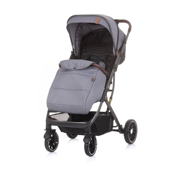Combo Opvouwbare Buggy met Voetenhoes Glacier Grey