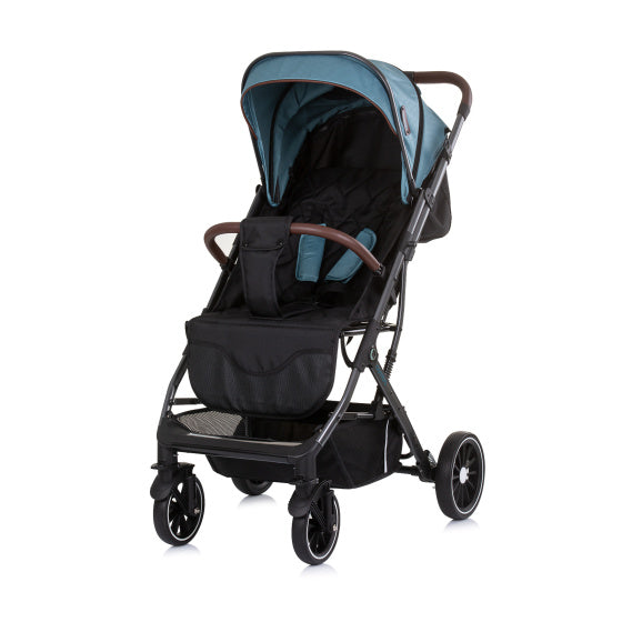 Combo Opvouwbare Buggy met Voetenhoes Teal Turquoise Zwart