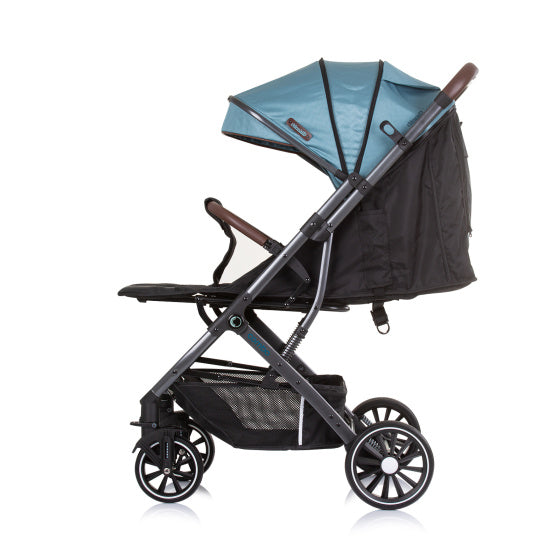 Combo Opvouwbare Buggy met Voetenhoes Teal Turquoise Zwart
