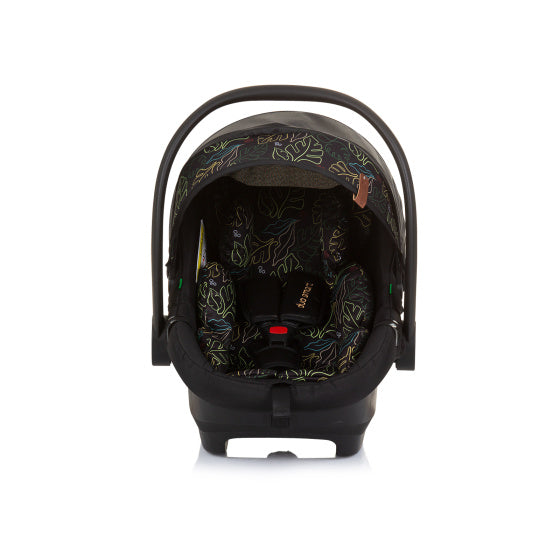 Duo Smart Autostoel 40-87 cm Groep 0+ Obsidiaan Bladeren Zwart