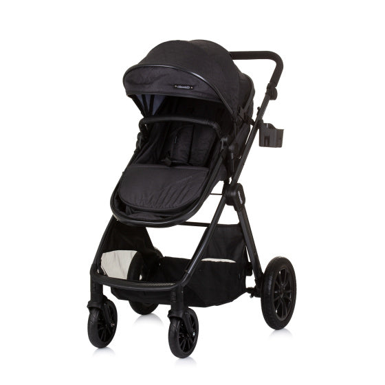 Harmony Opvouwbare 3-in-1 Kinderwagen met Luiertas Graniet Antraciet