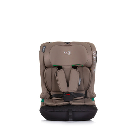 Lux X Autostoel i-Size 76-150 cm Isofix Macadamia Taupe Zwart