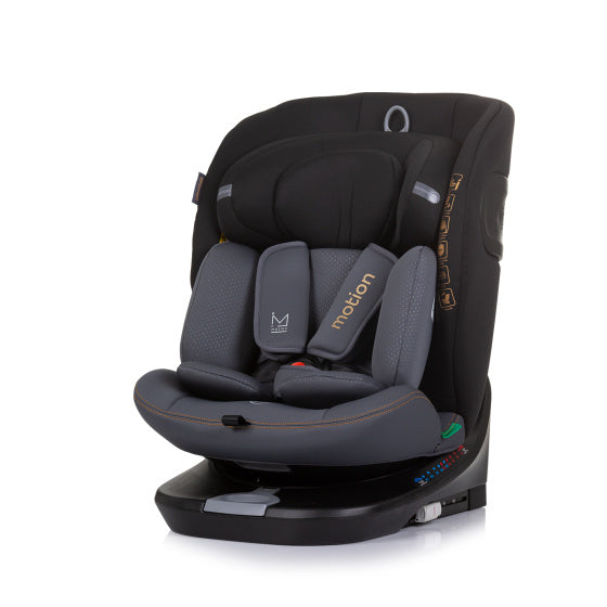 Motion Autostoel i-Size 40-150 cm Isofix 360° Obsidian Zwart Grijs