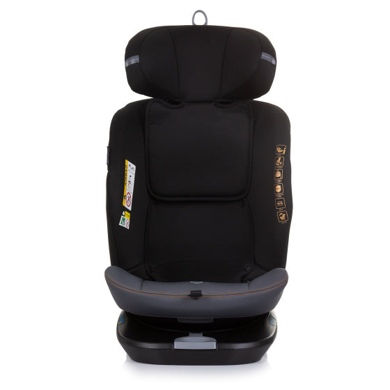 Motion Autostoel i-Size 40-150 cm Isofix 360° Obsidian Zwart Grijs