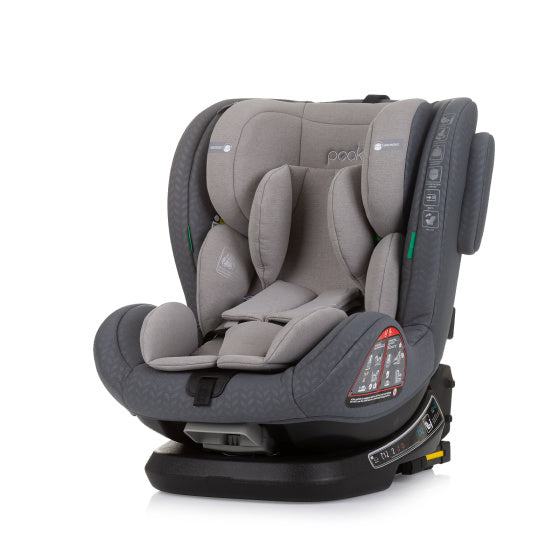 Peak Autostoel i-Size 40-150 cm Isofix 360° Graniet Grijs
