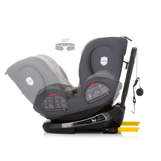 Peak Autostoel i-Size 40-150 cm Isofix 360° Graniet Grijs