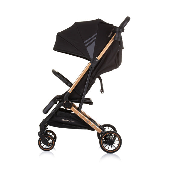 Pixie Opvouwbare Buggy Obsidian Goud Zwart