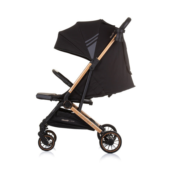 Pixie Opvouwbare Buggy Obsidian Goud Zwart