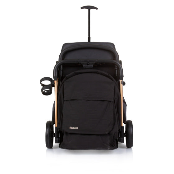 Pixie Opvouwbare Buggy Obsidian Goud Zwart
