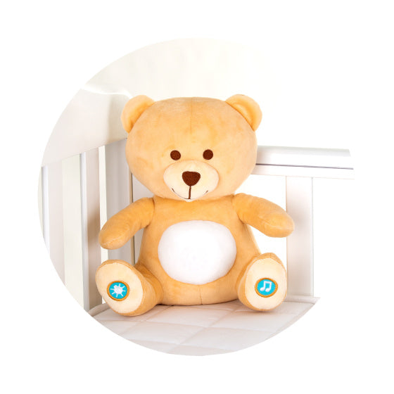 Pluche Baby Nachtlamp Knuffelbeer met Muziek Licht
