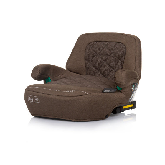 Veilige Zitverhoger i-Size 125-150 cm Isofix Macadamia Bruin