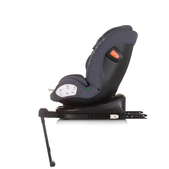 Tourino Autostoel i-Size 40-150 cm Isofix 360° Graniet Donkergrijs