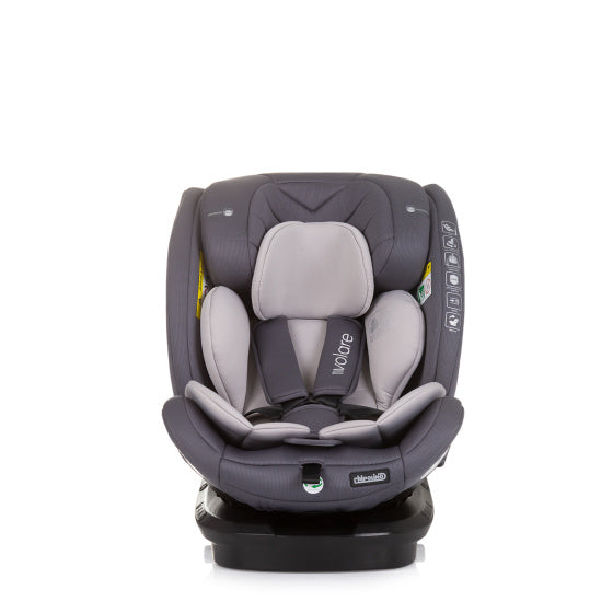 Volare Autostoel i-Size 40-150 cm Isofix 360° Graniet Grijs
