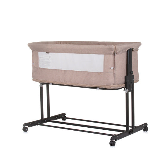 Zen Co-sleeper Box met Klamboe Macadamia Beige