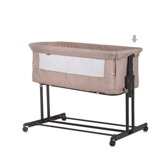 Zen Co-sleeper Box met Klamboe Macadamia Beige