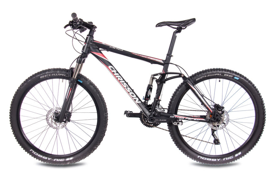 Chrisson hitter 27.5 inch 46 cm heren 27v hydraulische schijfrem zwart