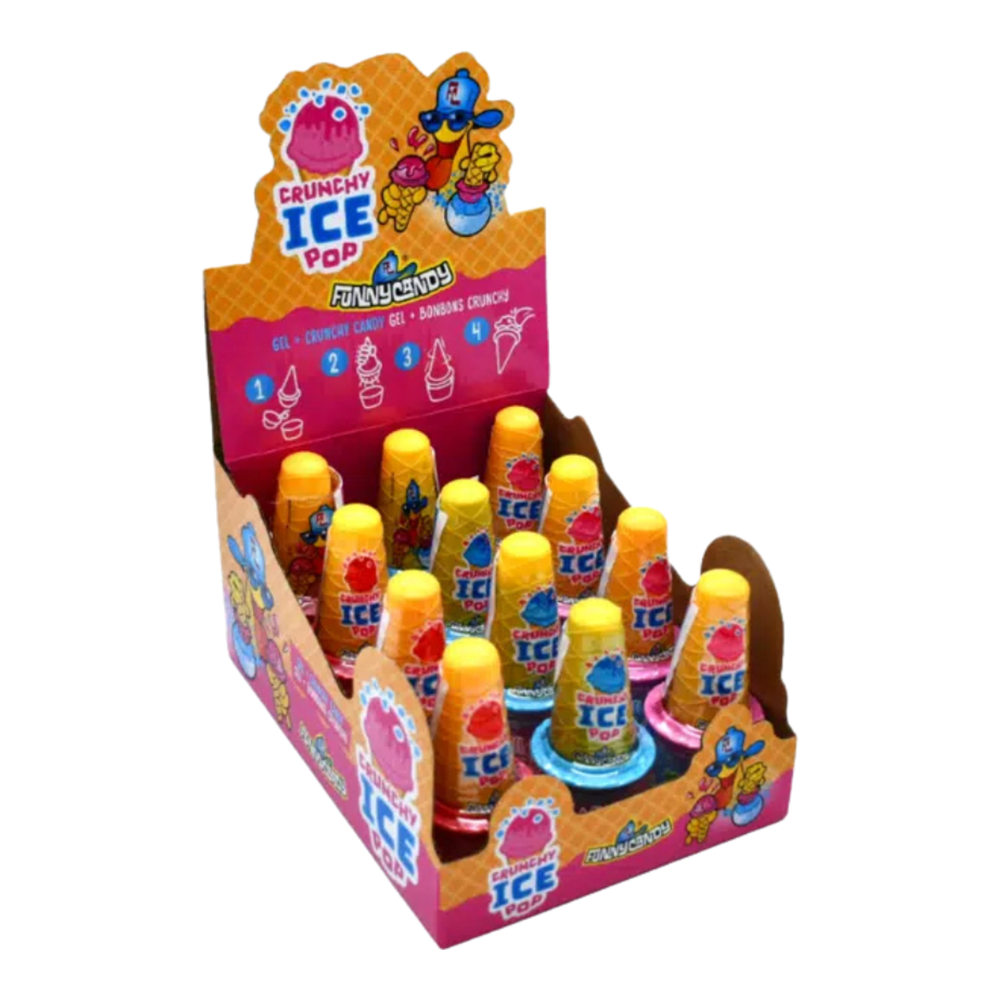 Funny candy chruny ice pop (12x 70gr)