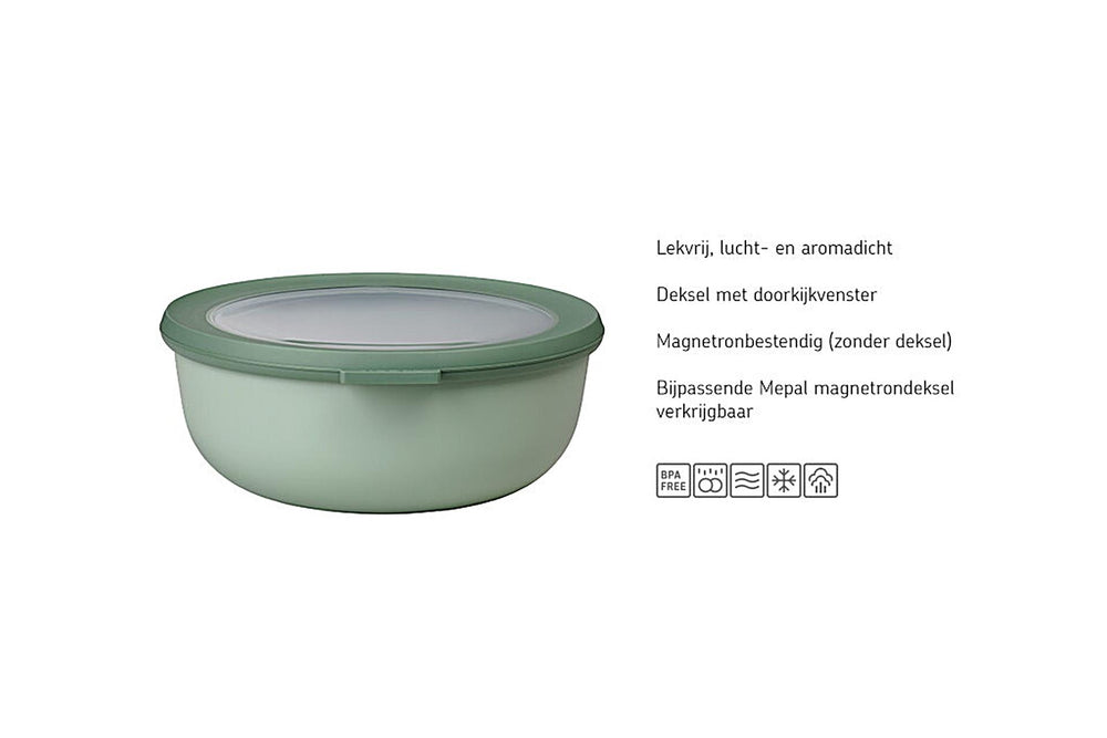 Mepal multikom cirqula rond 500 ml - Noordse salie
