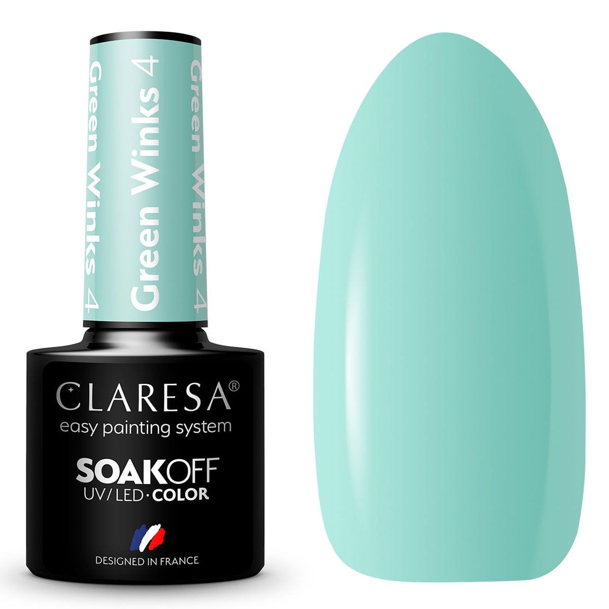 Claresa uv led gellak 5ml groen knipoogt 4