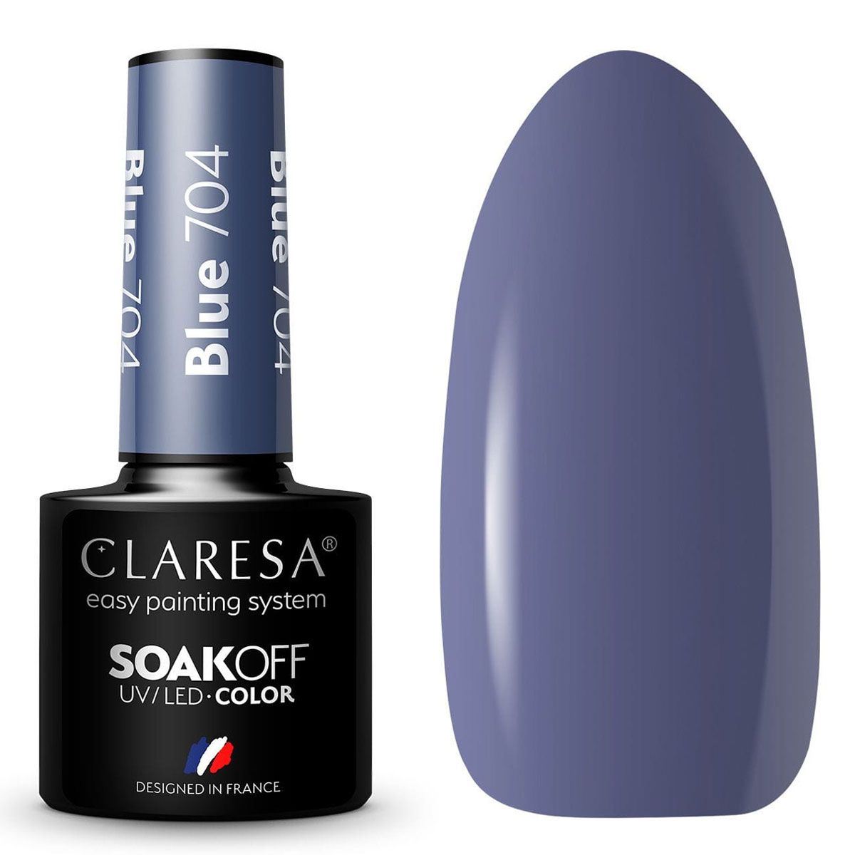 Claresa uv led gellak 5ml blauw 704 quiet forest