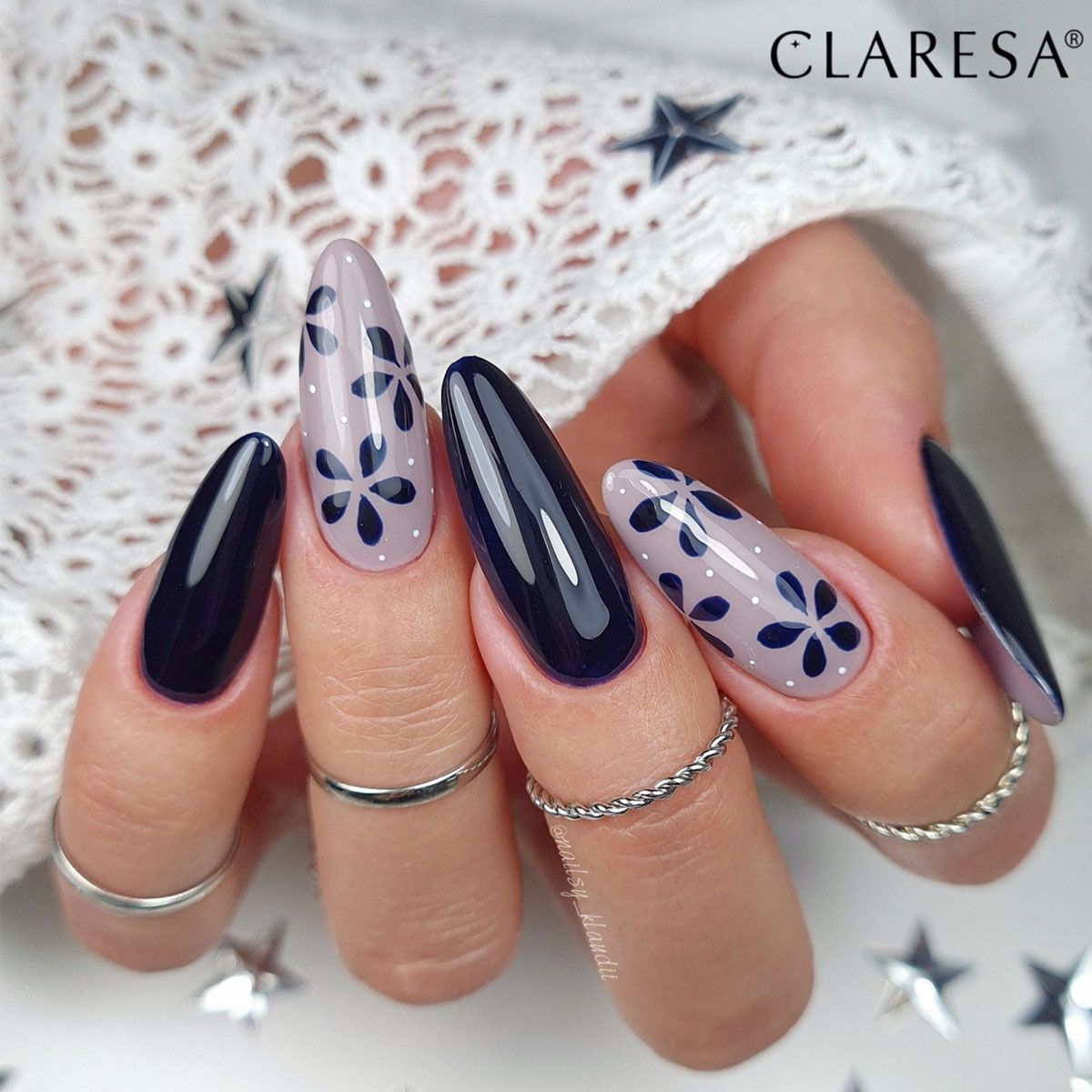 Claresa uv led gellak 5ml blauw 717