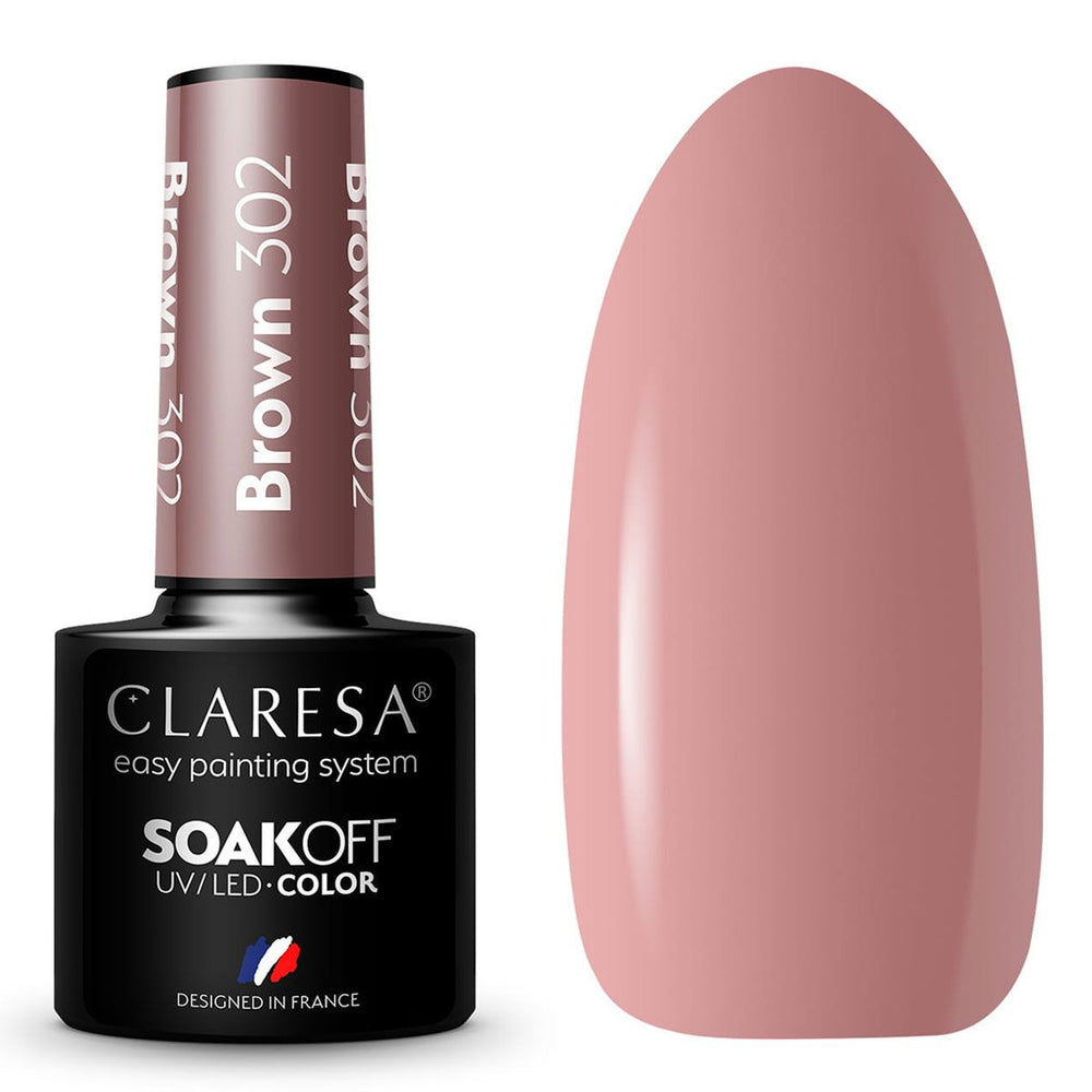 Claresa uv led gellak 5ml bruin 302 neem me mee naar de rivier