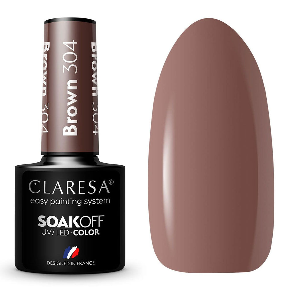 Claresa uv led gellak 5ml bruin 304 neem me mee naar de rivier