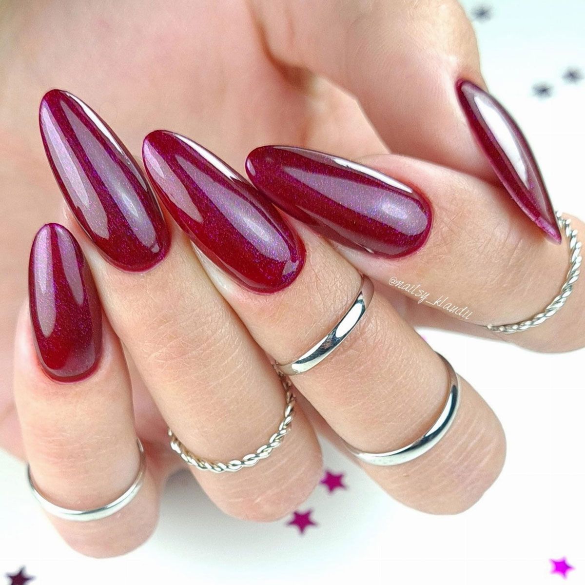 Claresa uv led gellak 5ml galaxy rood