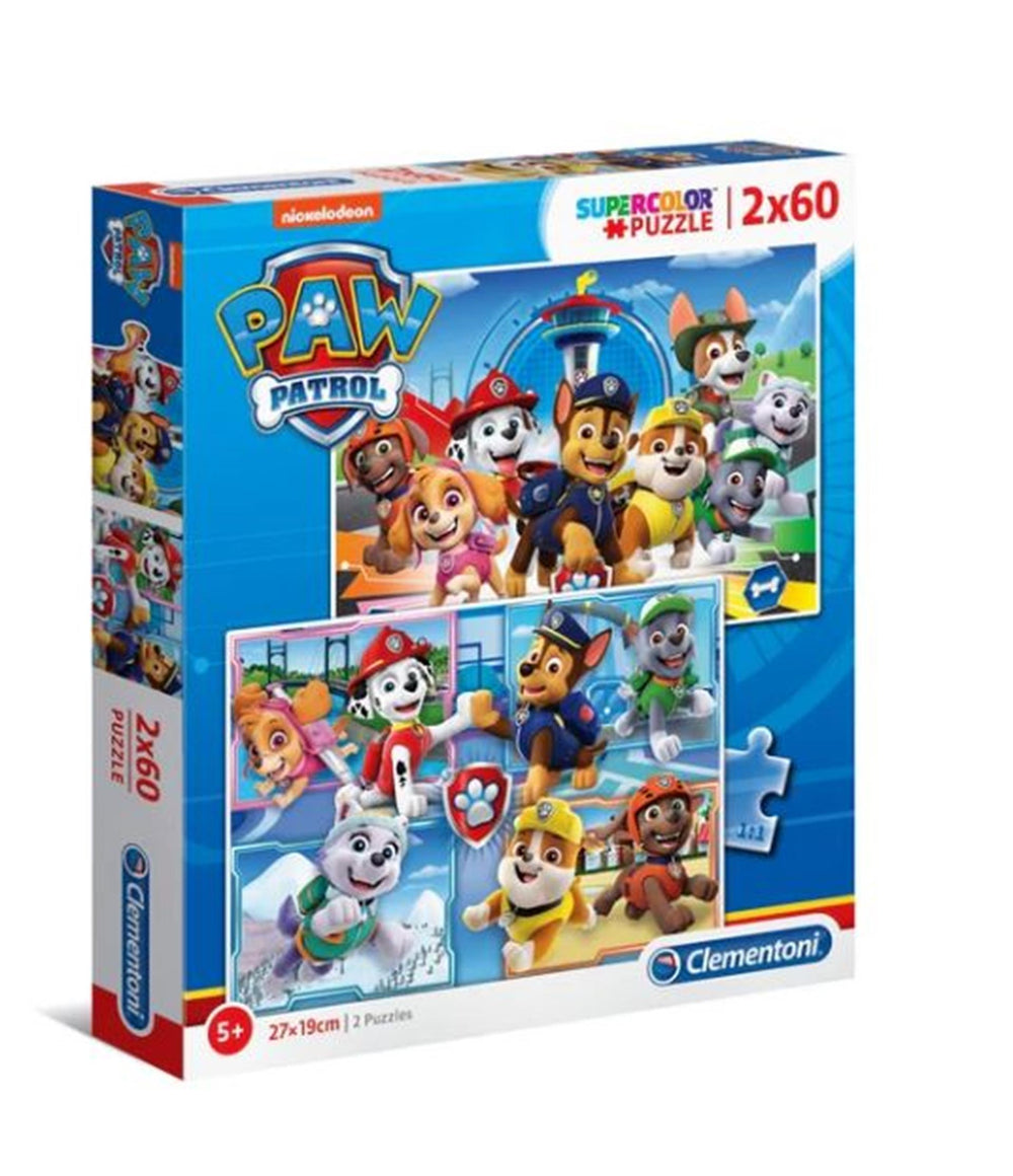 Clementoni puzzel pootpatrouille, 2x60st.