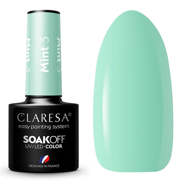 Claresa uv led gellak 5ml mint 3