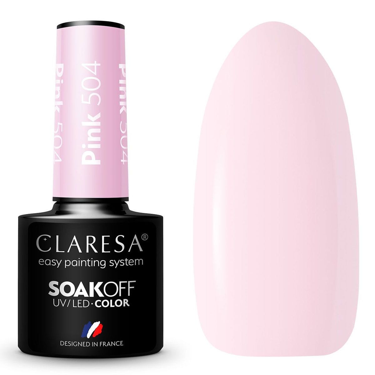 Claresa uv led gellak 5ml roze 504 ballonreis