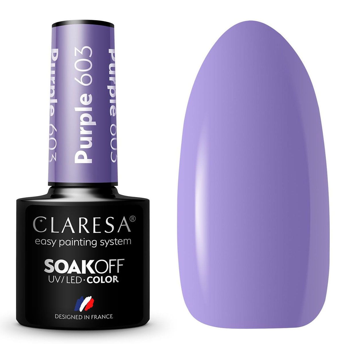 Claresa uv led gellak 5ml paars 603 kermis