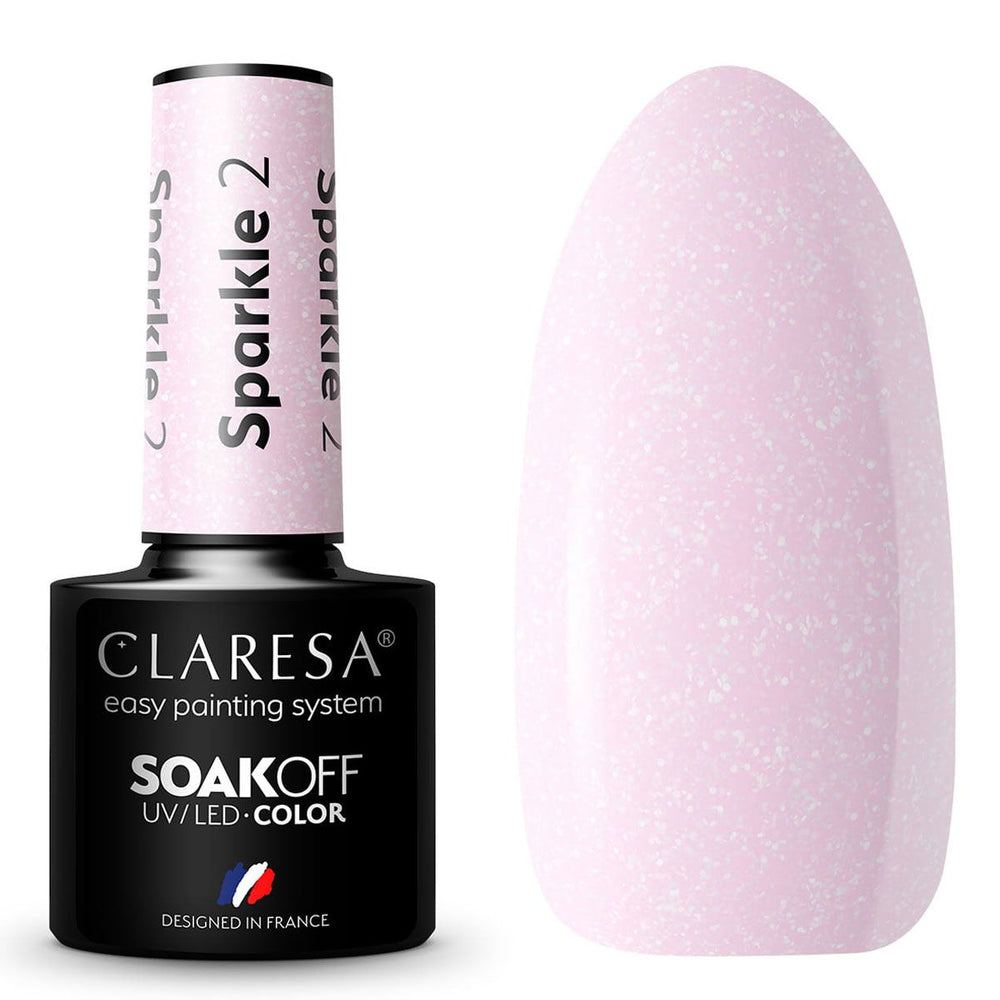 Claresa uv led gellak 5ml glitter 2