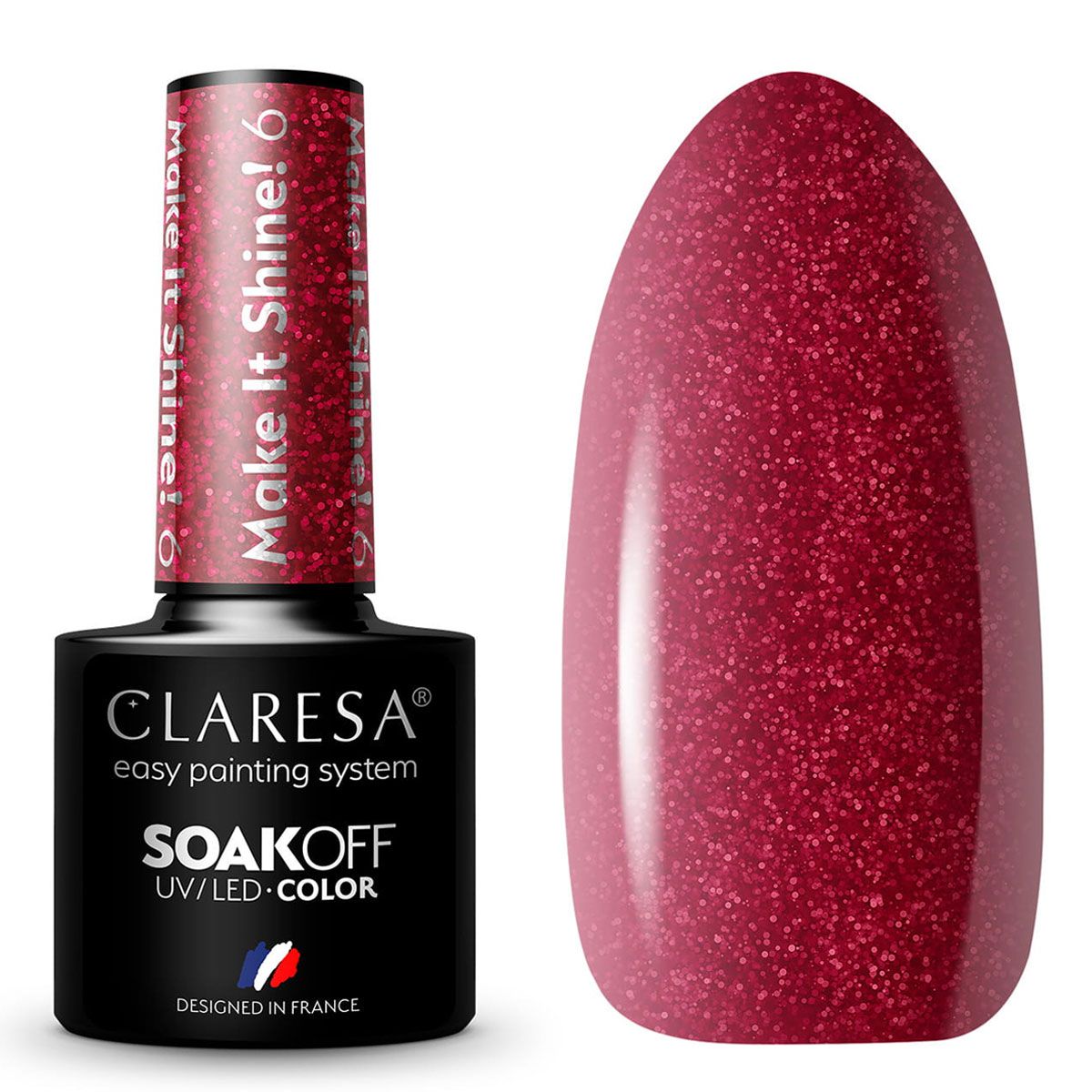 Claresa uv led gellak 5ml laat het glanzen 6