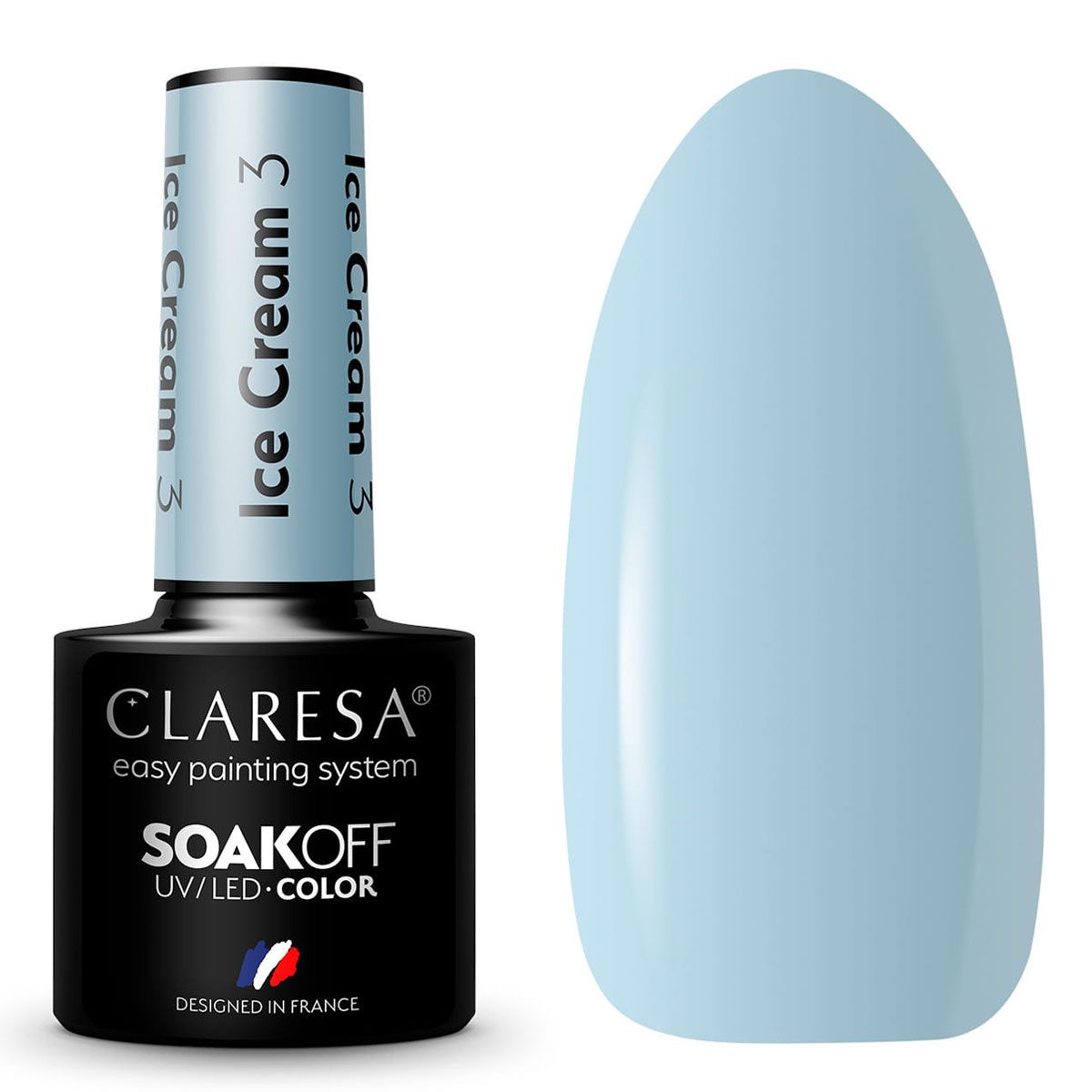 Claresa uv led gellak 5ml ijs 3