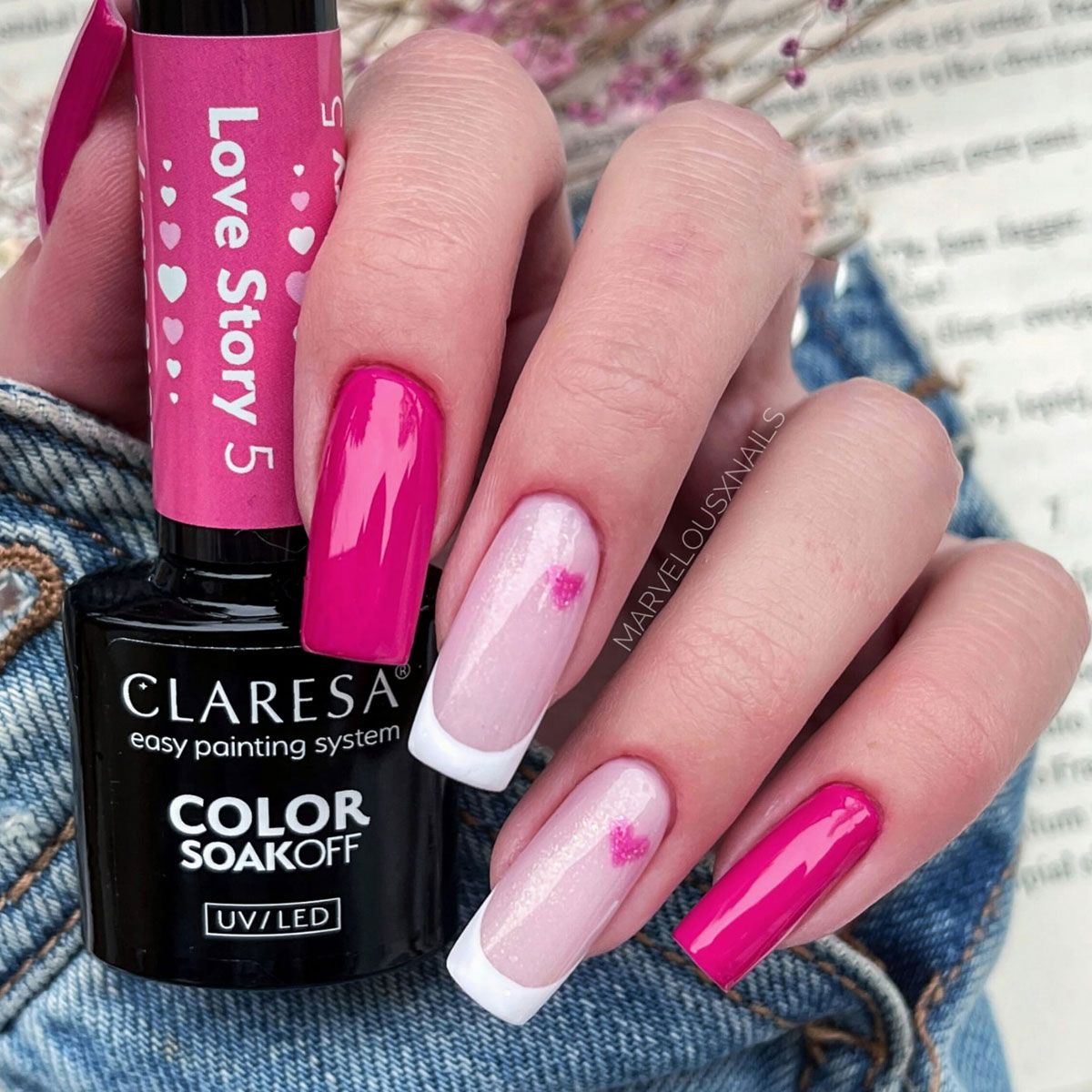Claresa uv led gellak 5ml liefdesverhaal 5