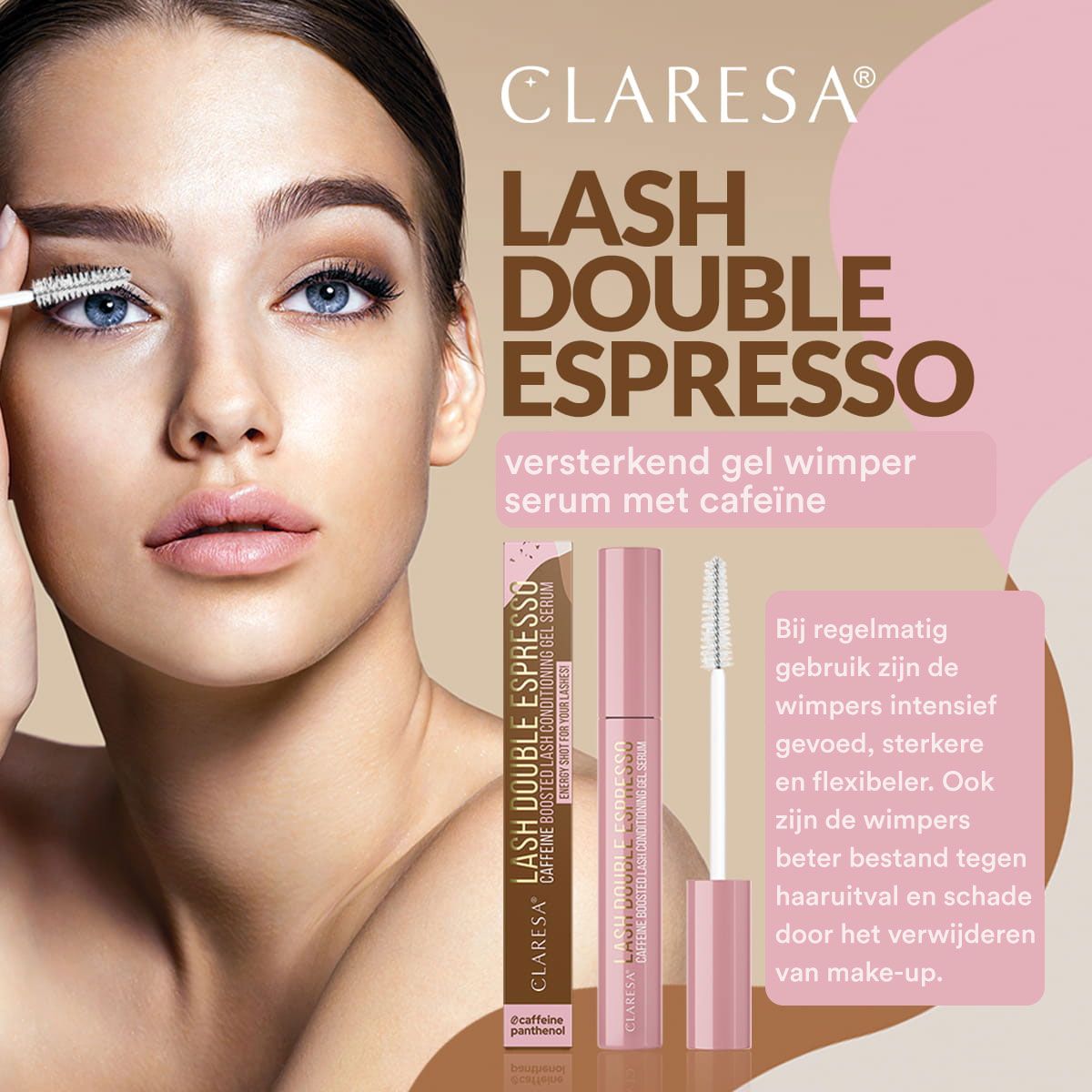 Claresa lash double espresso wimperserum 10gr.
