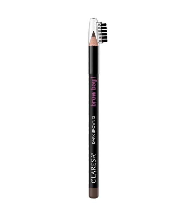 Claresa brow boy! wenkbrauwpotlood 12 donkerbruin 1,15gr