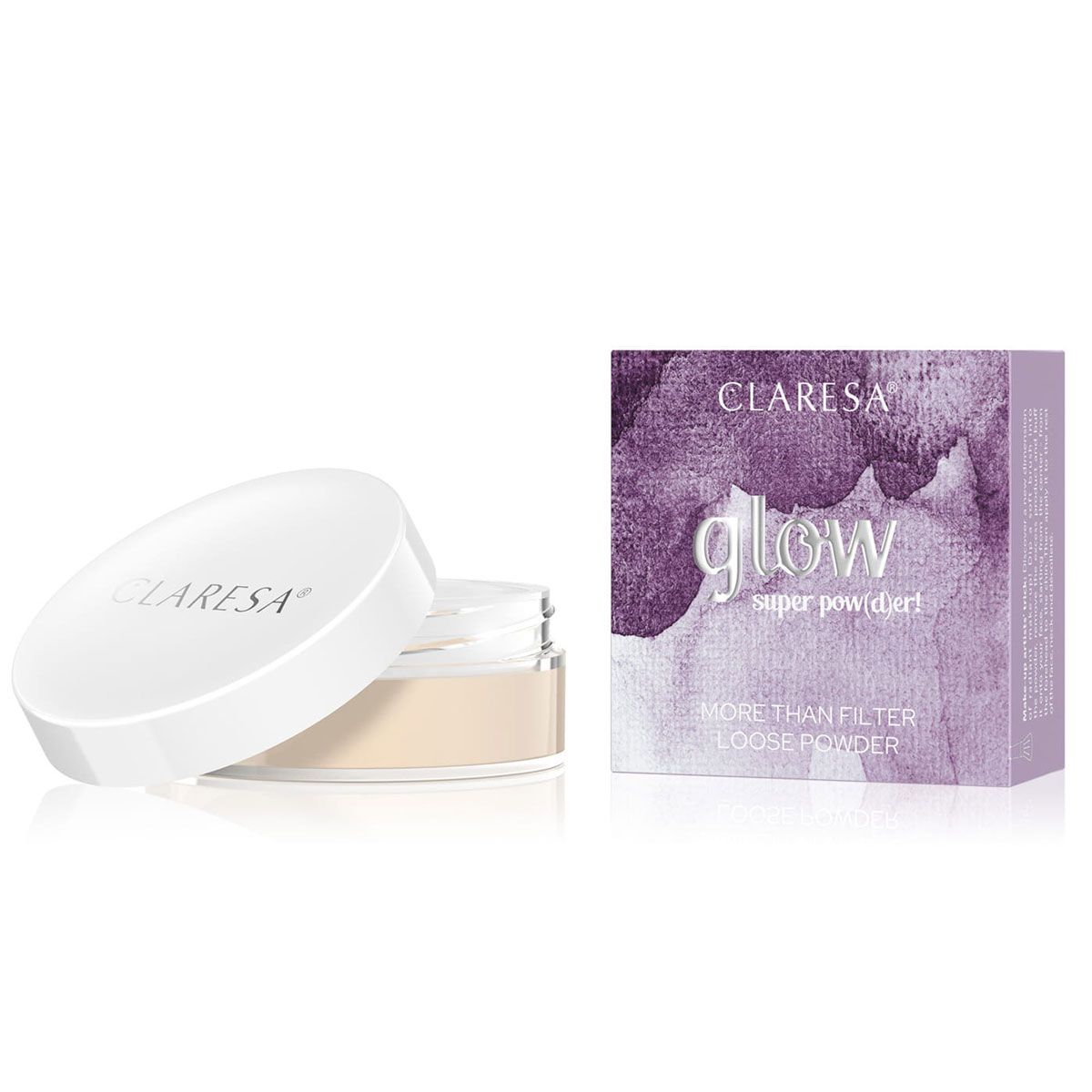 Claresa glow loose powder super pow(d)er! 12gr.