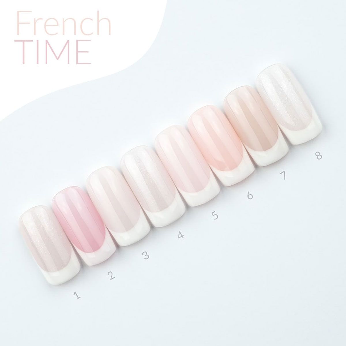 Claresa uv led gellak 5ml french time 1