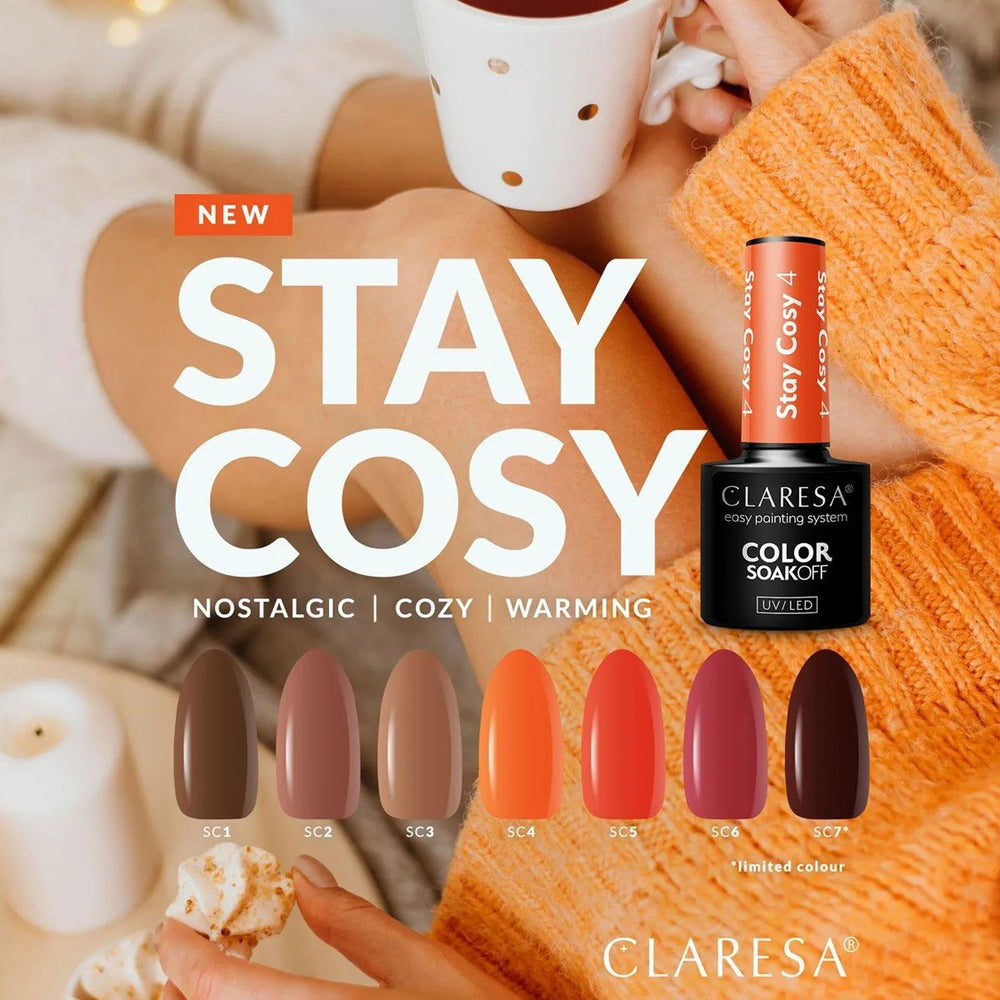 Claresa uv led gellak 5ml stay cozy 3