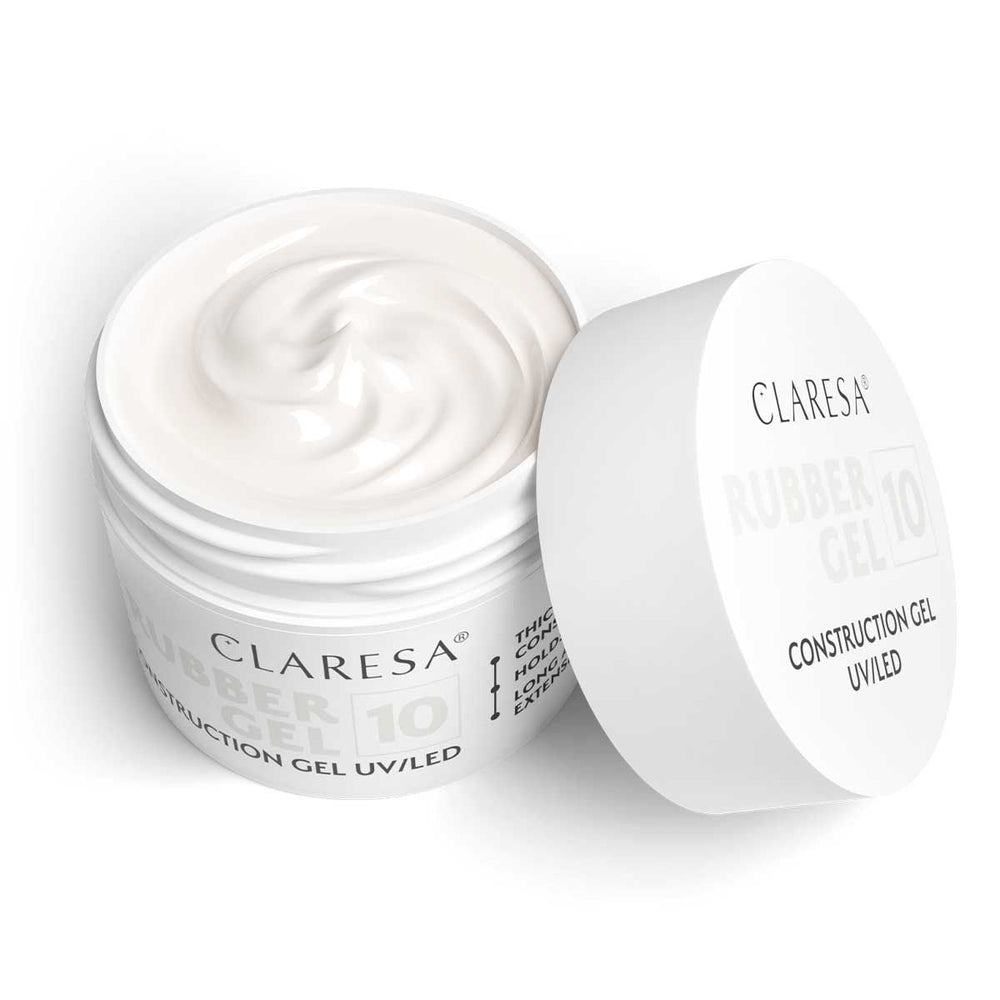 Claresa rubbergel 10 melkwit 90gr.