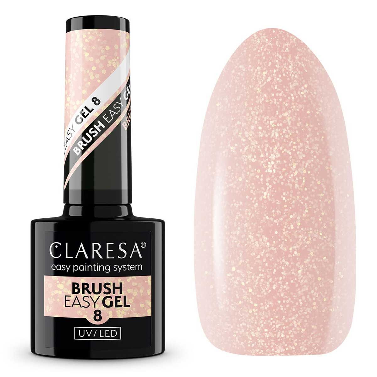 Claresa penseel easy gel 8 5ml